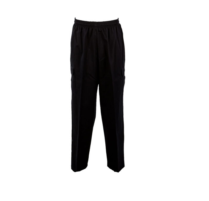 B45-COTTON CARGO BAGGY, 2 BACK WELT POCKETS