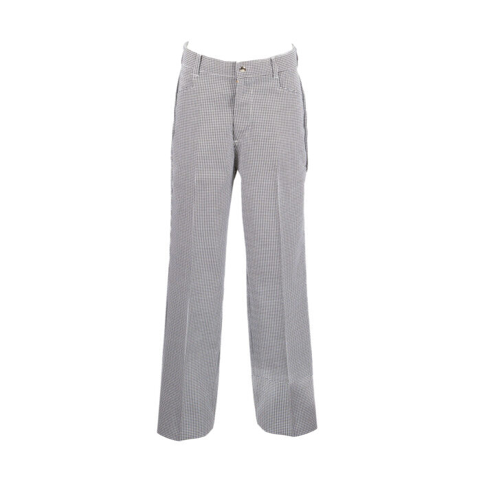 P895-FEMALE CHEF PANT, PLUS BLEND, WELT POCKETS